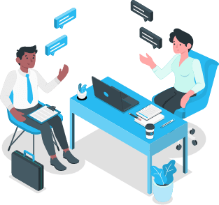 Fintech dashboard illustration