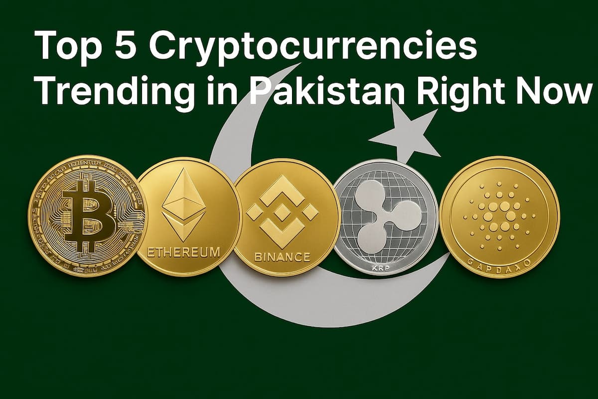 Top 5 Cryptocurrencies Trending in Pakistan This Year